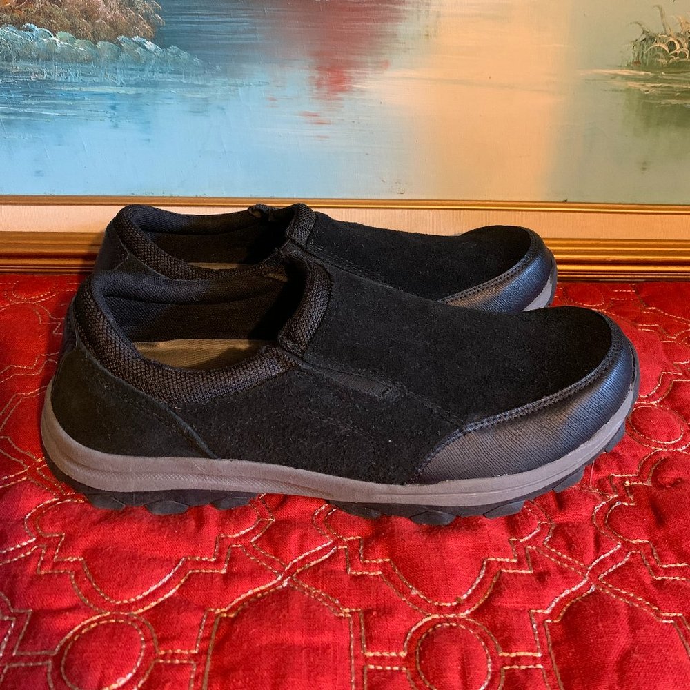 NEW! Mens Genuine Leather Memory Foam shoes 12 - Picture 3 of 14